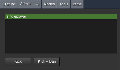 Player Admin Page